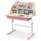 Kids Study Table with Adjustable Height Tilt Desktop and Storage Drawer